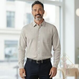 Men's Forsyth of Canada Striped Dress Shirt